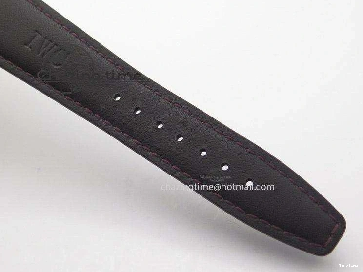 MIROTIME 0325 Compact Portuguese IW545409 RG ZF 1:1 Best Edition White Dial On Brown Leather Strap A 7336